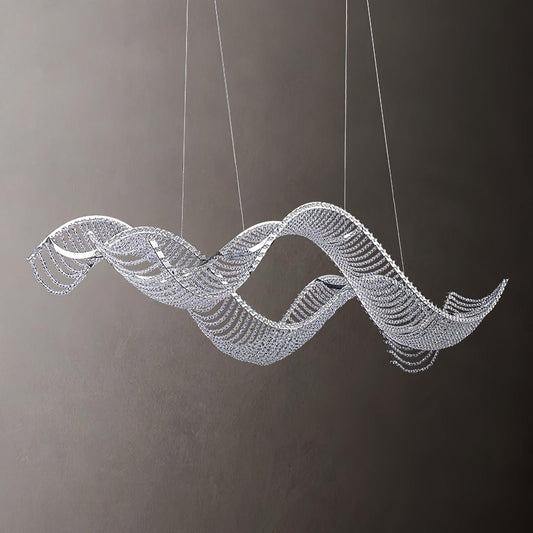 Alon Crystal Linear Chandelier