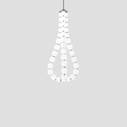 Acrylic Pearl Necklace Chandelier