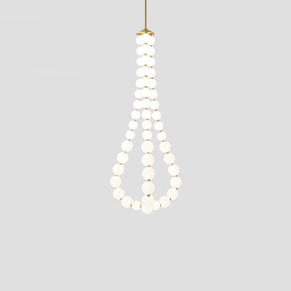 Acrylic Pearl Necklace Chandelier