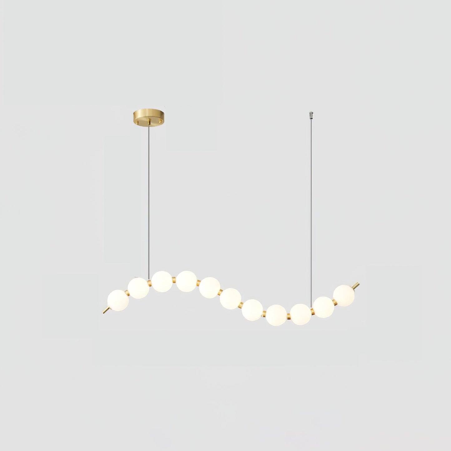 Acrylic Pearl Necklace Chandelier
