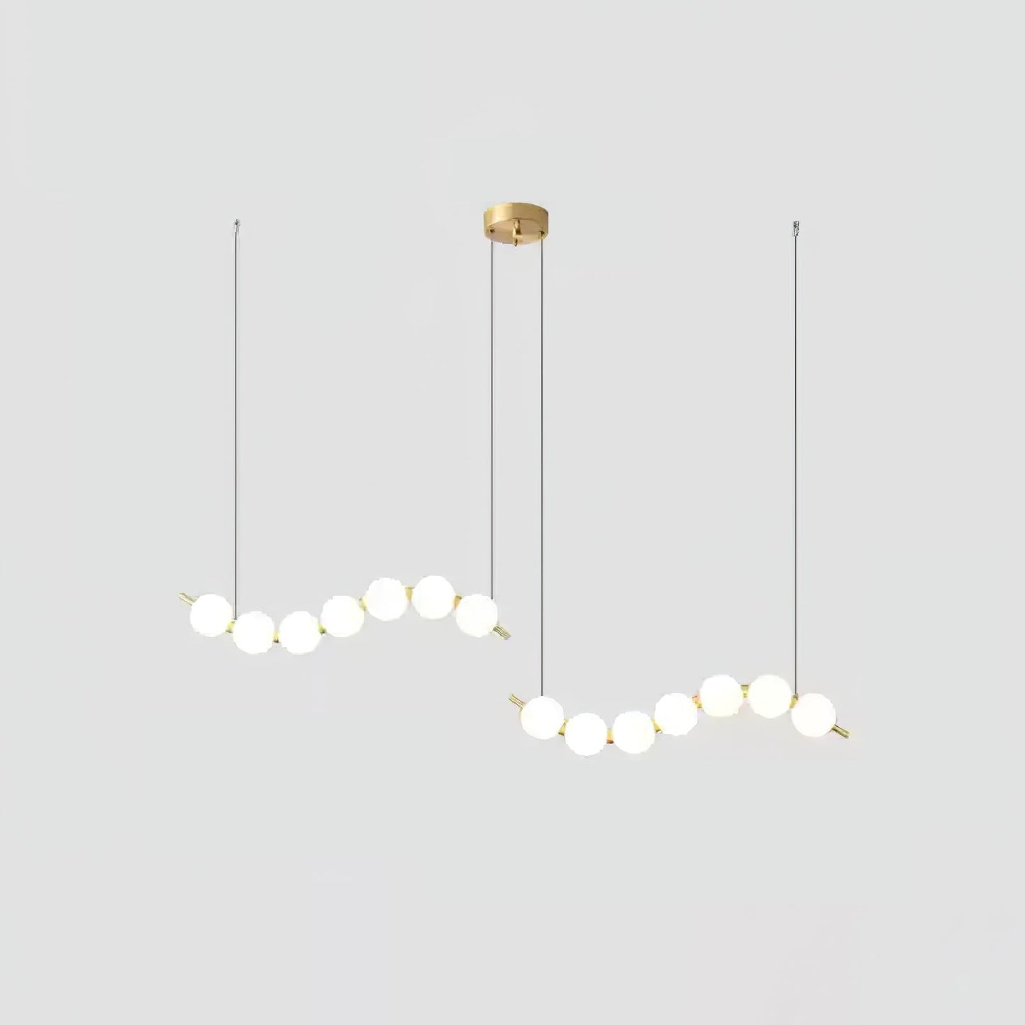 Acrylic Pearl Necklace Chandelier