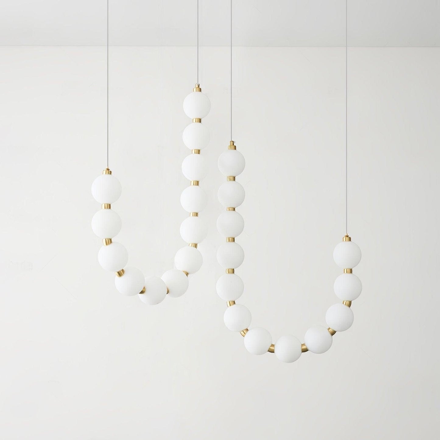 Acrylic Pearl Necklace Chandelier