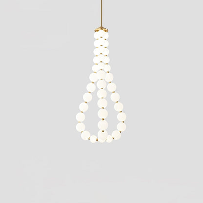 Acrylic Pearl Necklace Chandelier