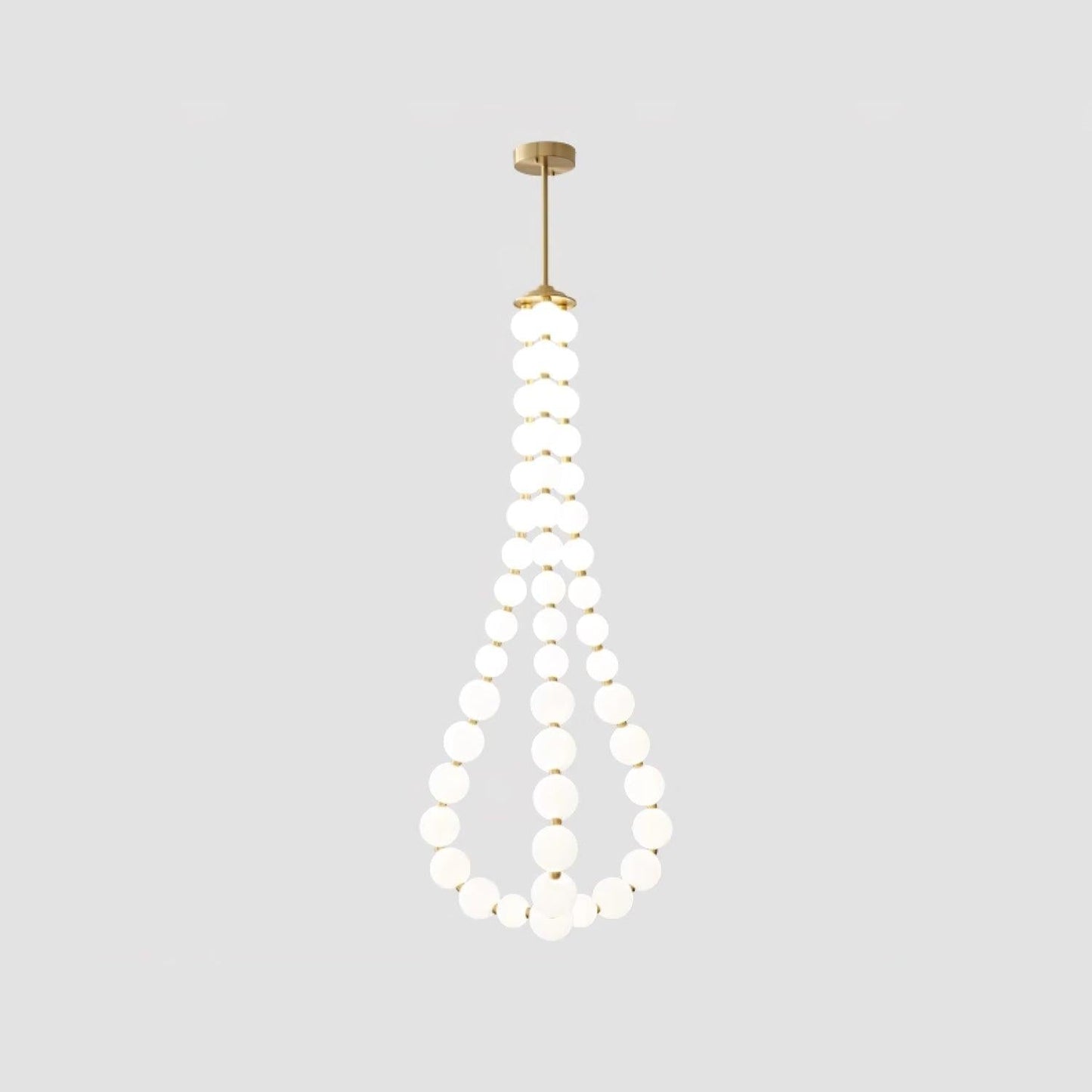 Acrylic Pearl Necklace Chandelier