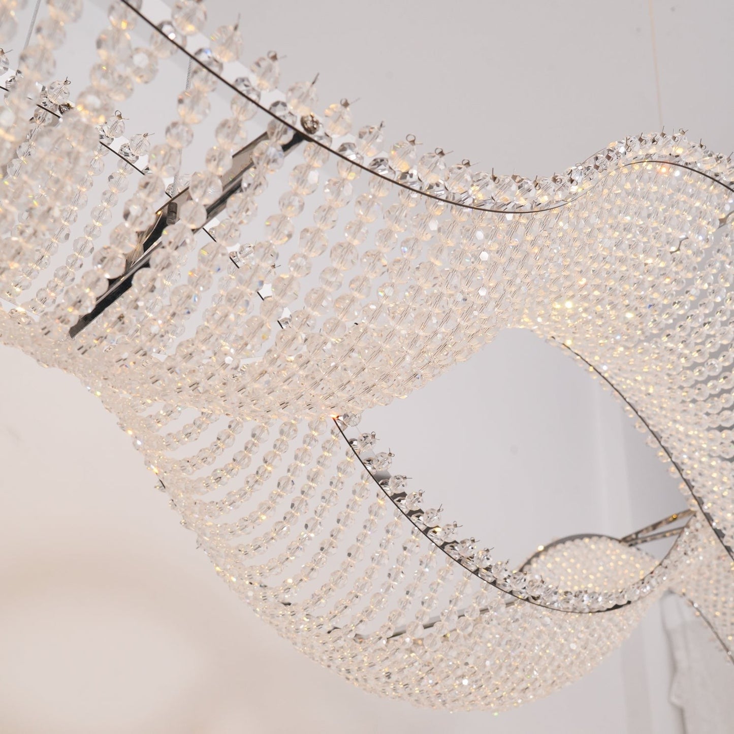 Alon Crystal Linear Chandelier