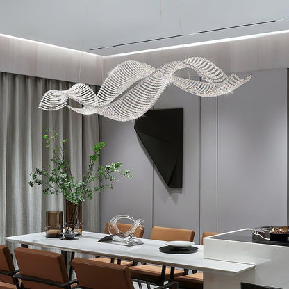Alon Crystal Linear Chandelier