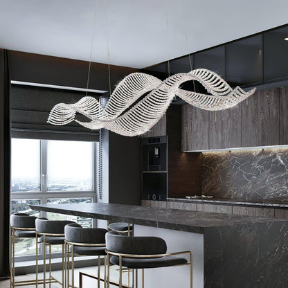 Alon Crystal Linear Chandelier