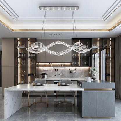 Alon Crystal Linear Chandelier