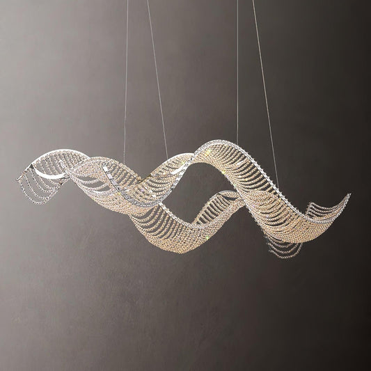 Alon Crystal Linear Chandelier