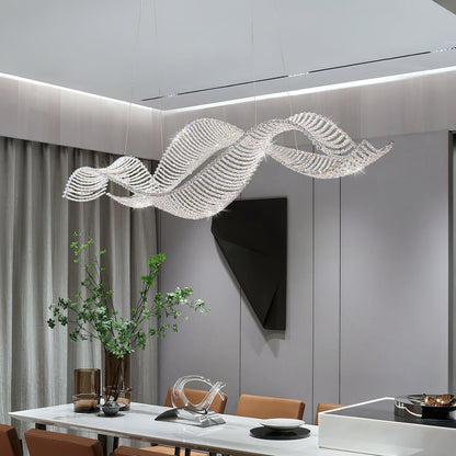 Alon Crystal Linear Chandelier