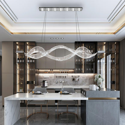 Alon Crystal Linear Chandelier