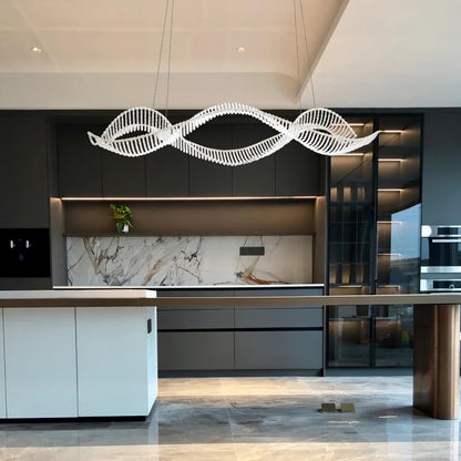 Alon Crystal Linear Chandelier