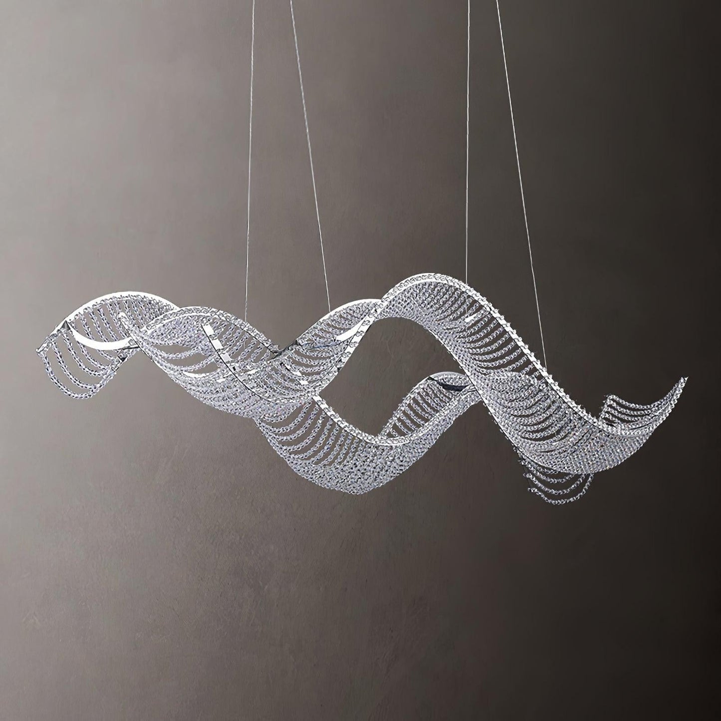 Alon Crystal Linear Chandelier