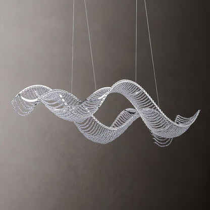 Alon Crystal Linear Chandelier