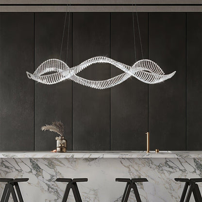 Alon Crystal Linear Chandelier