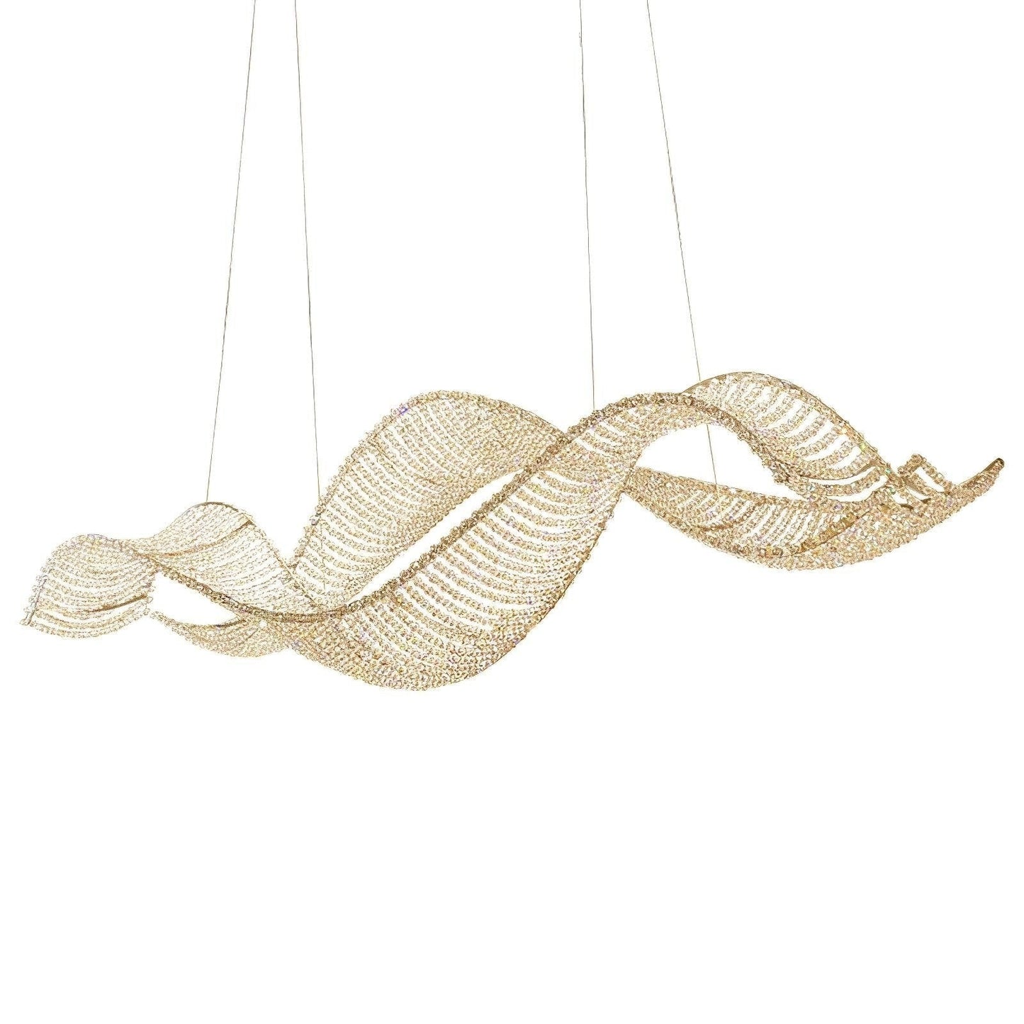 Alon Crystal Linear Chandelier