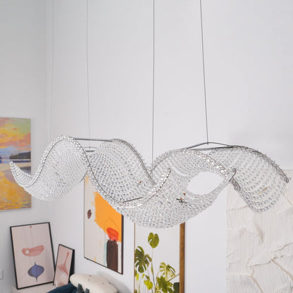 Alon Crystal Linear Chandelier