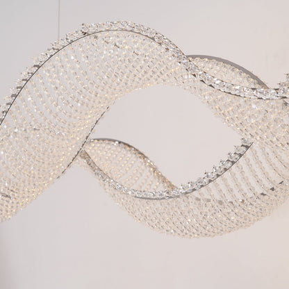 Alon Crystal Linear Chandelier