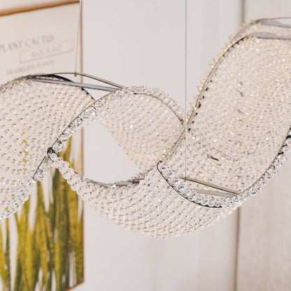 Alon Crystal Linear Chandelier