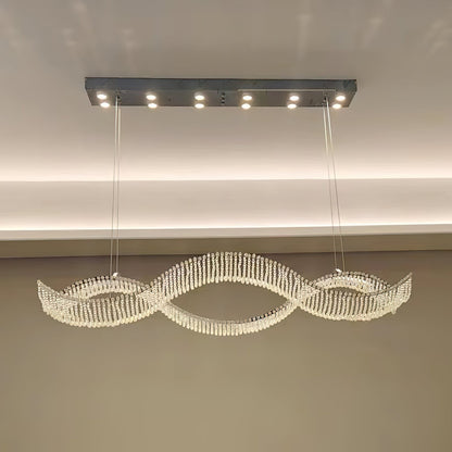 Alon Crystal Linear Chandelier