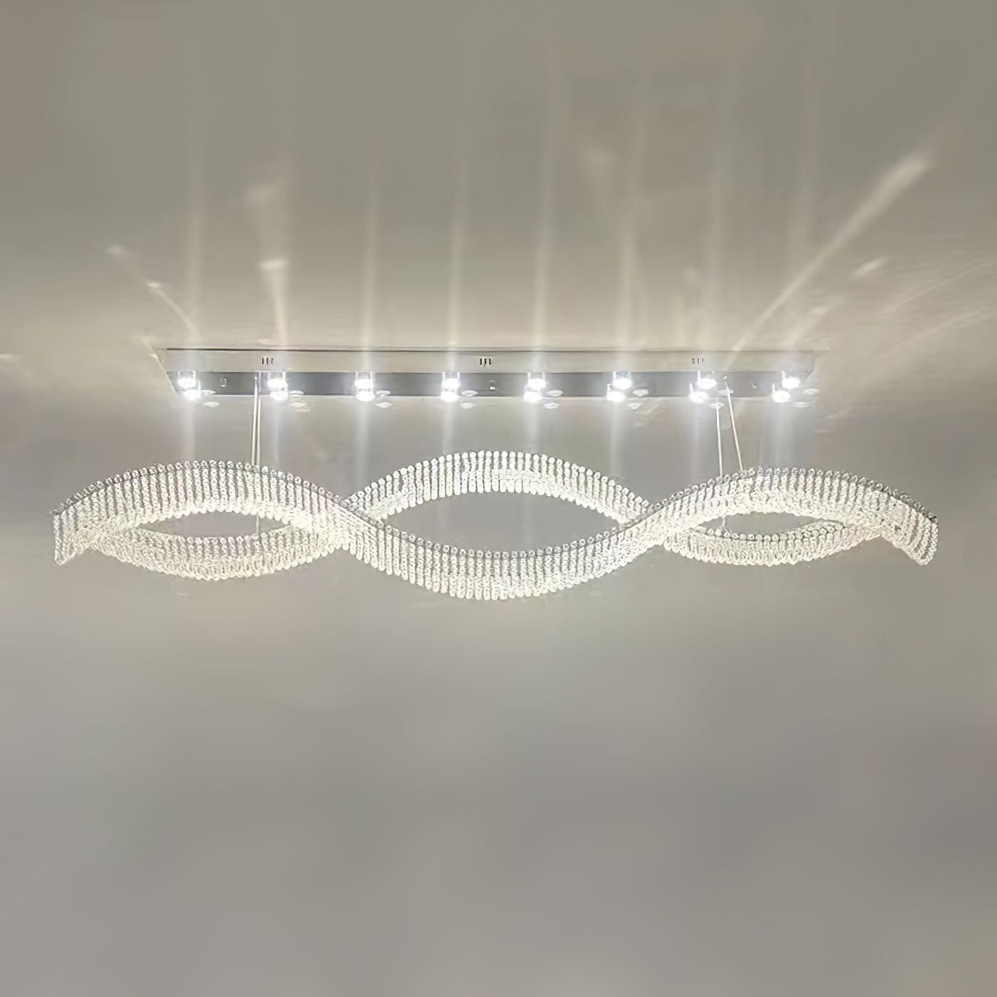 Alon Crystal Linear Chandelier