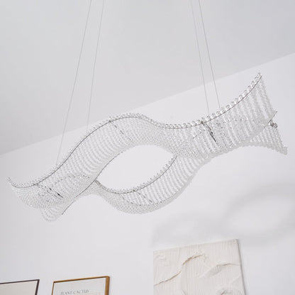Alon Crystal Linear Chandelier