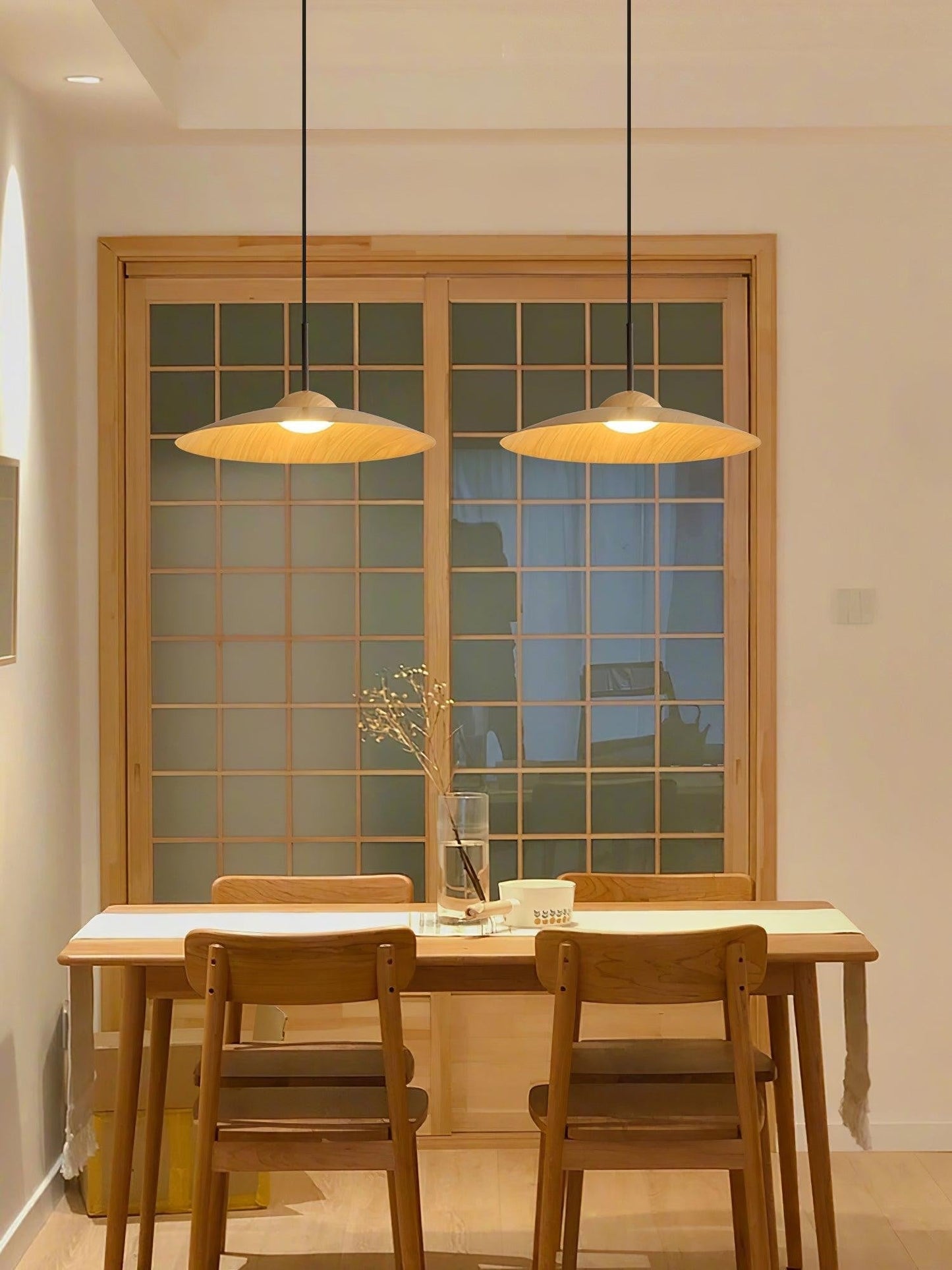 Arcadian Walnut Dome Pendant Light