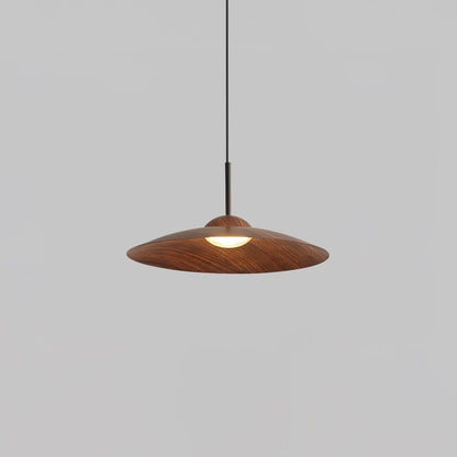 Arcadian Walnut Dome Pendant Light