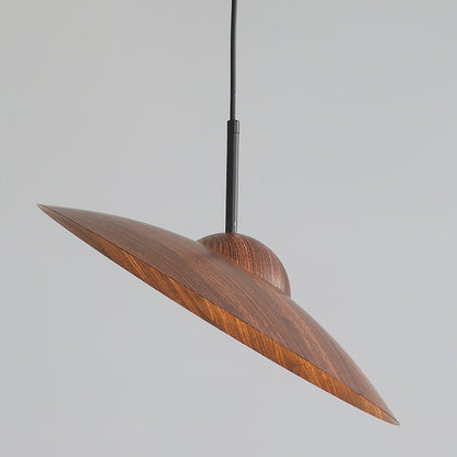 Arcadian Walnut Dome Pendant Light