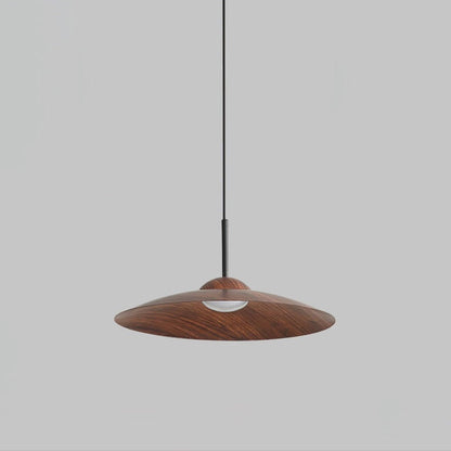 Arcadian Walnut Dome Pendant Light