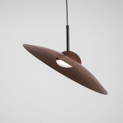 Arcadian Walnut Dome Pendant Light