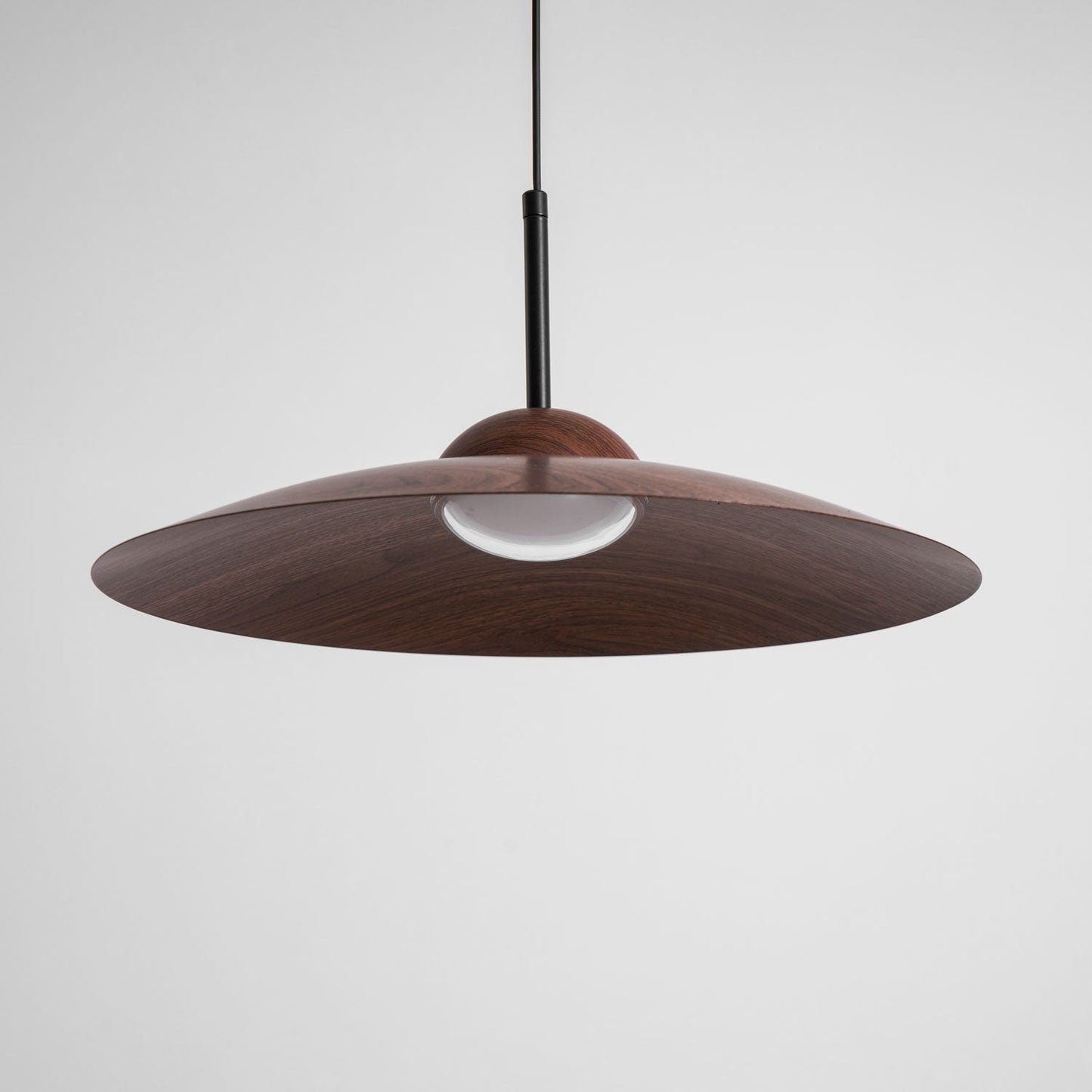 Arcadian Walnut Dome Pendant Light
