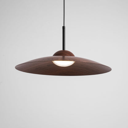 Arcadian Walnut Dome Pendant Light