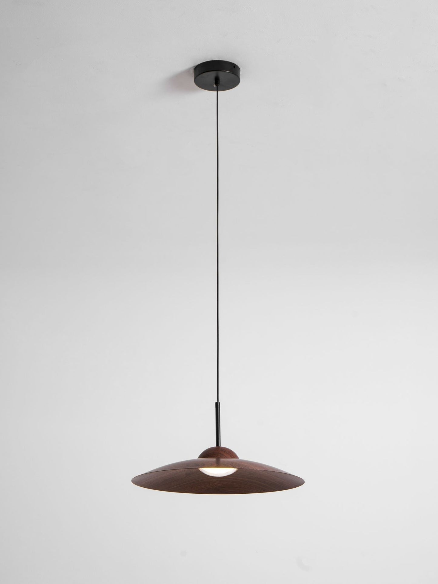 Arcadian Walnut Dome Pendant Light