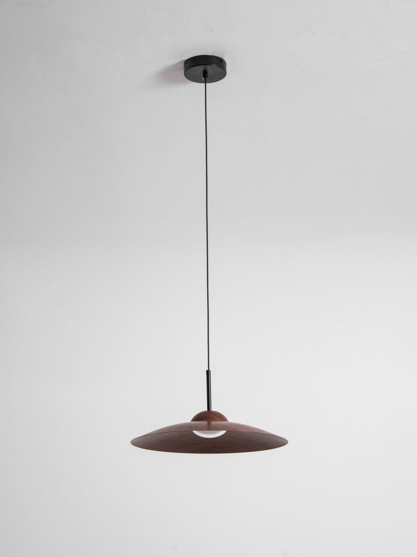 Arcadian Walnut Dome Pendant Light