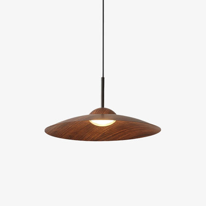 Arcadian Walnut Dome Pendant Light