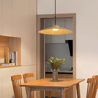 Arcadian Walnut Dome Pendant Light