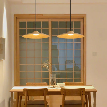 Arcadian Walnut Dome Pendant Light