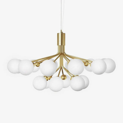 Aurora Glass Sphere Cluster Chandelier