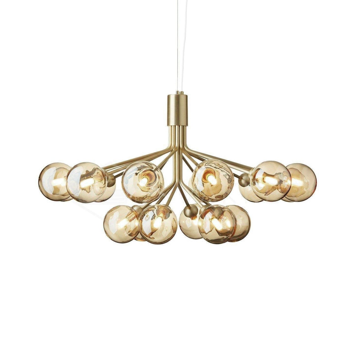 Aurora Glass Sphere Cluster Chandelier