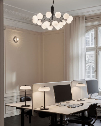 Aurora Glass Sphere Cluster Chandelier