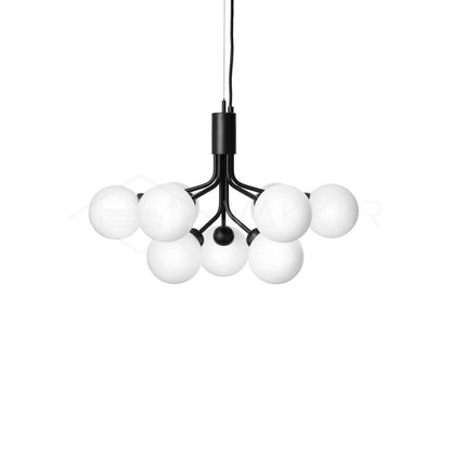 Aurora Glass Sphere Cluster Chandelier
