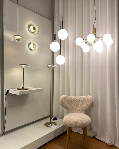 Aurora Glass Sphere Cluster Chandelier
