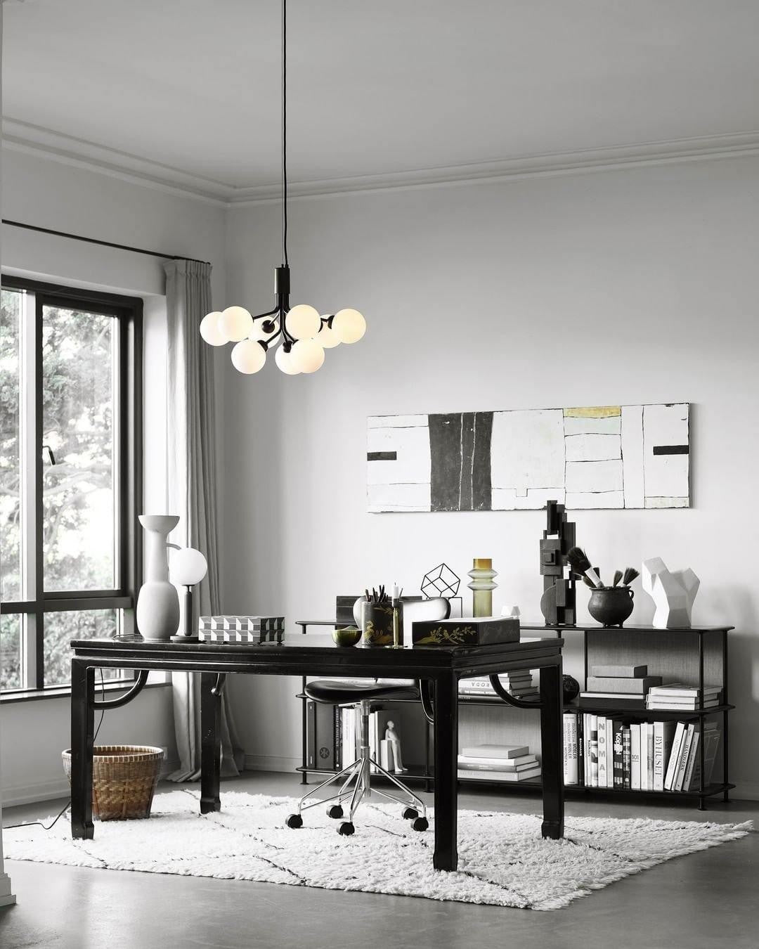 Aurora Glass Sphere Cluster Chandelier