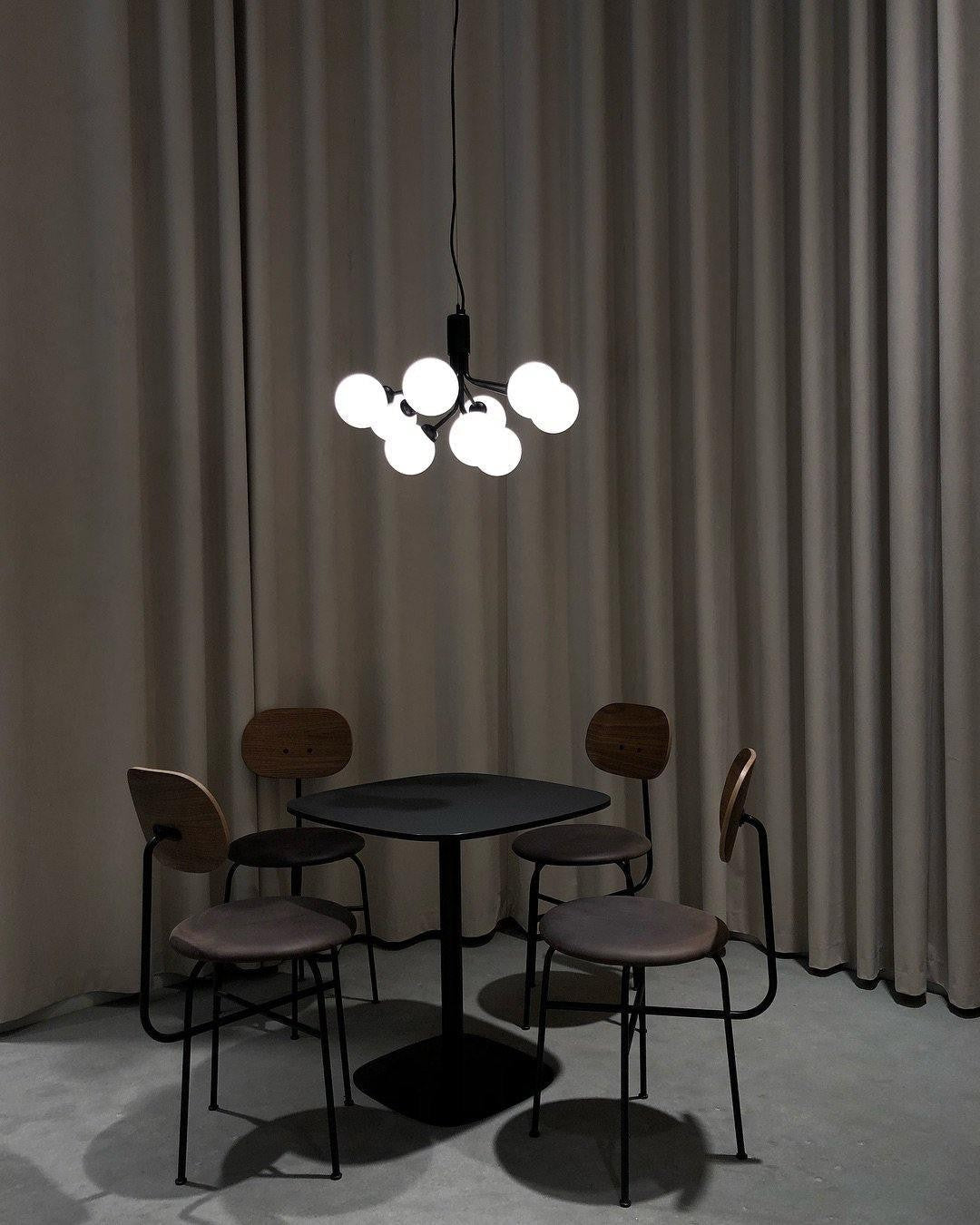 Aurora Glass Sphere Cluster Chandelier