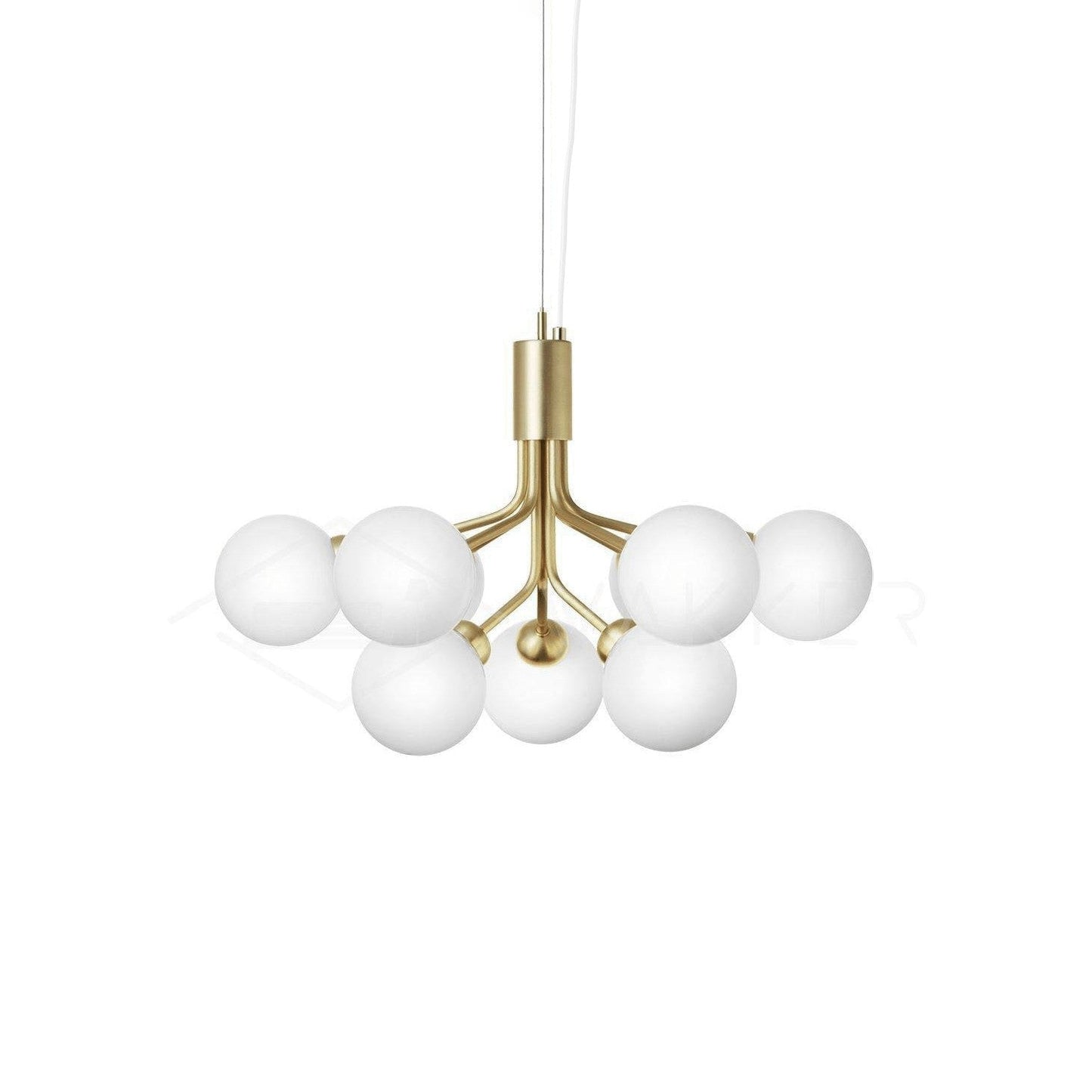 Aurora Glass Sphere Cluster Chandelier