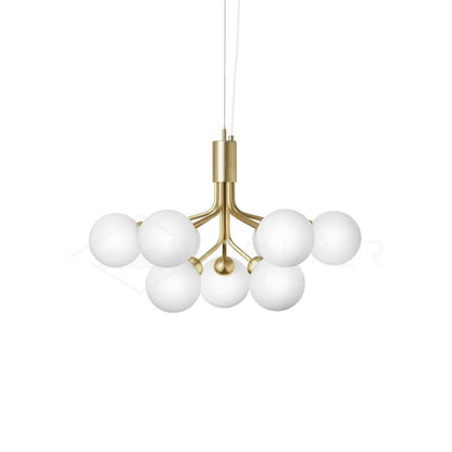 Aurora Glass Sphere Cluster Chandelier