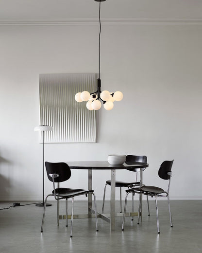 Aurora Glass Sphere Cluster Chandelier