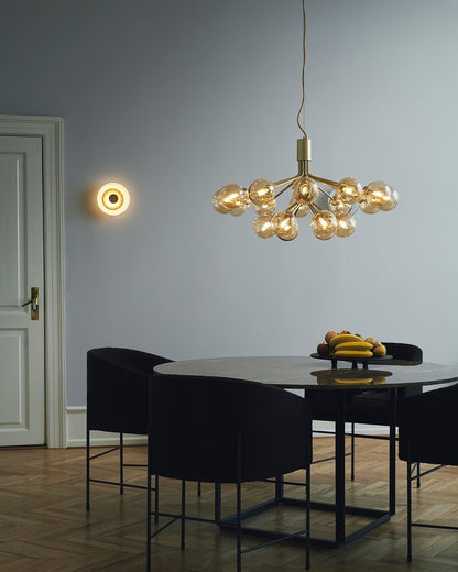 Aurora Glass Sphere Cluster Chandelier