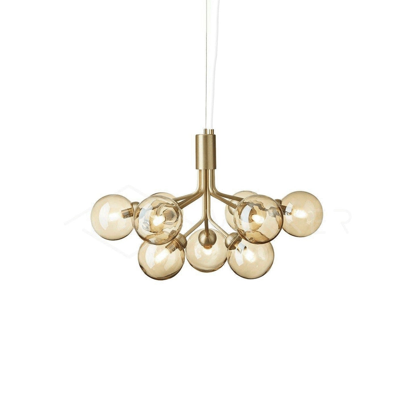 Aurora Glass Sphere Cluster Chandelier